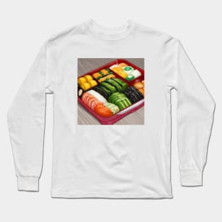 Bento Japanese Food Vegetable Long Sleeve T-Shirt